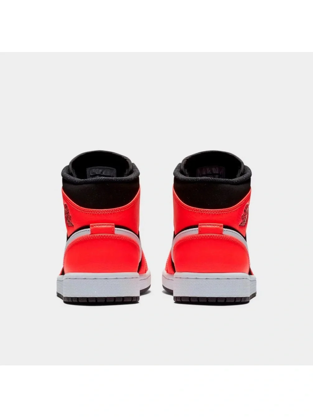 Nike AIR JORDAN 1 MID INFRARED 23 WHITE SHOES BLACK HOT PINK MENS SIZES